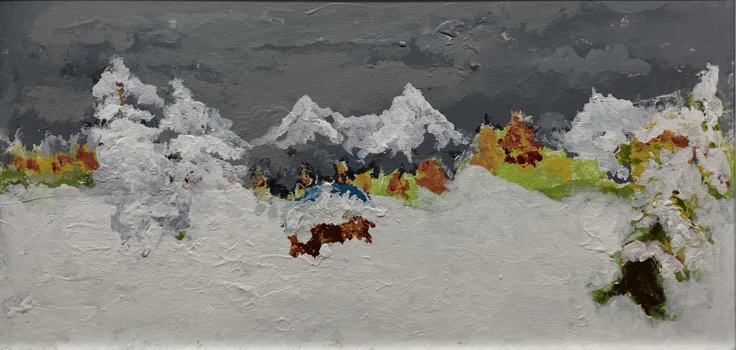 Winter - acrylic on canvas - 12 x 24