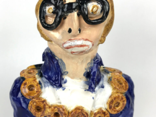 LISA GREEN, Austin, ceramic, 7.5x10x4, $60